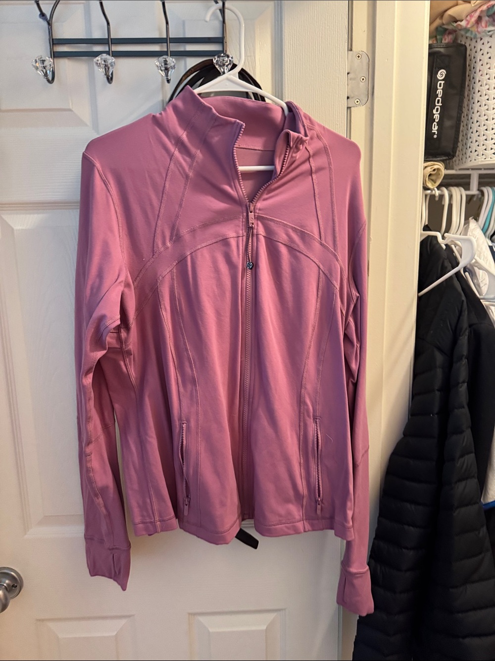 lululemon athletica Pink Zip-Up Utility Jacket